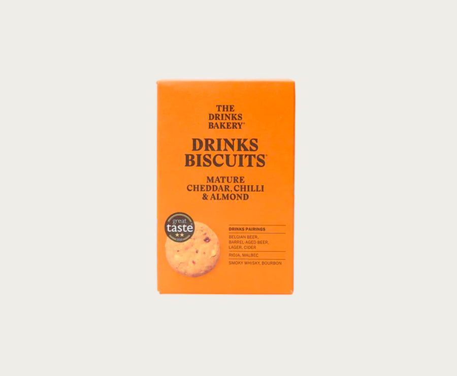 Drinks Bakery Mature Cheddar, Chilli & Almond 110g