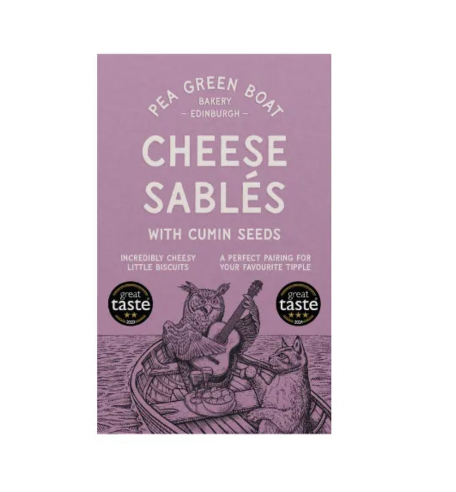 Pea Green Boat - Cheese Sablés (Cumin) (80g)