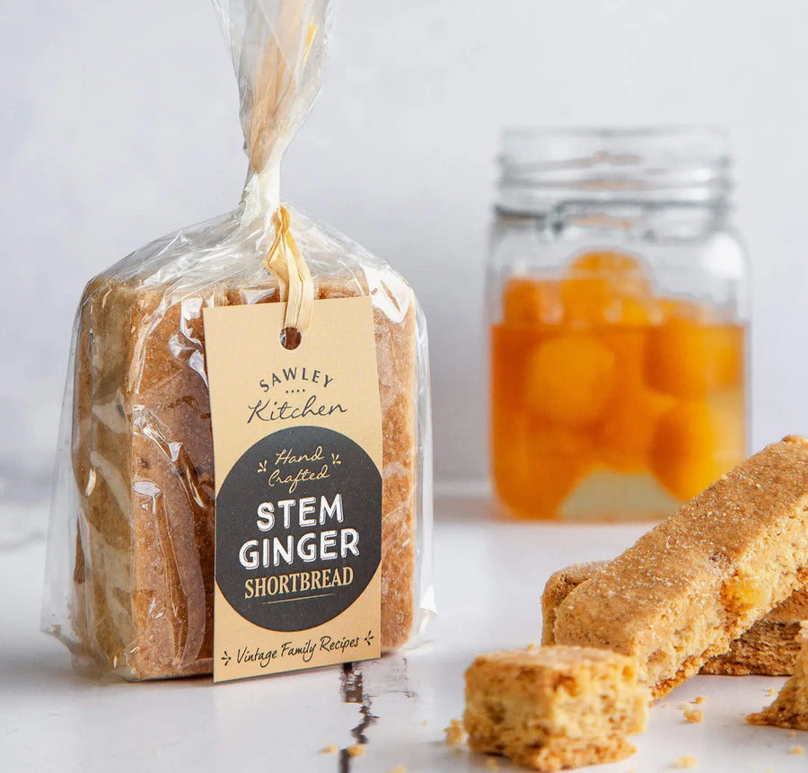 Sawley Kitchen Stem Ginger Shortbread