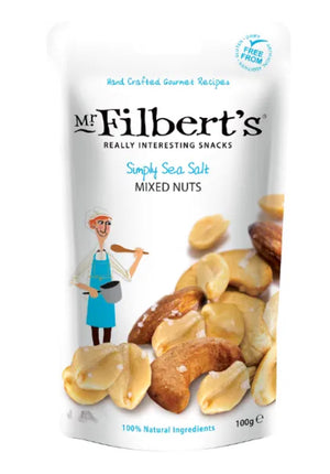 Mr Filberts Sea Salt Mixed Nuts 100g