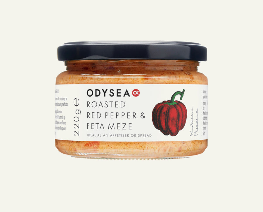 Odysea Red Pepper & Feta Meze 220g