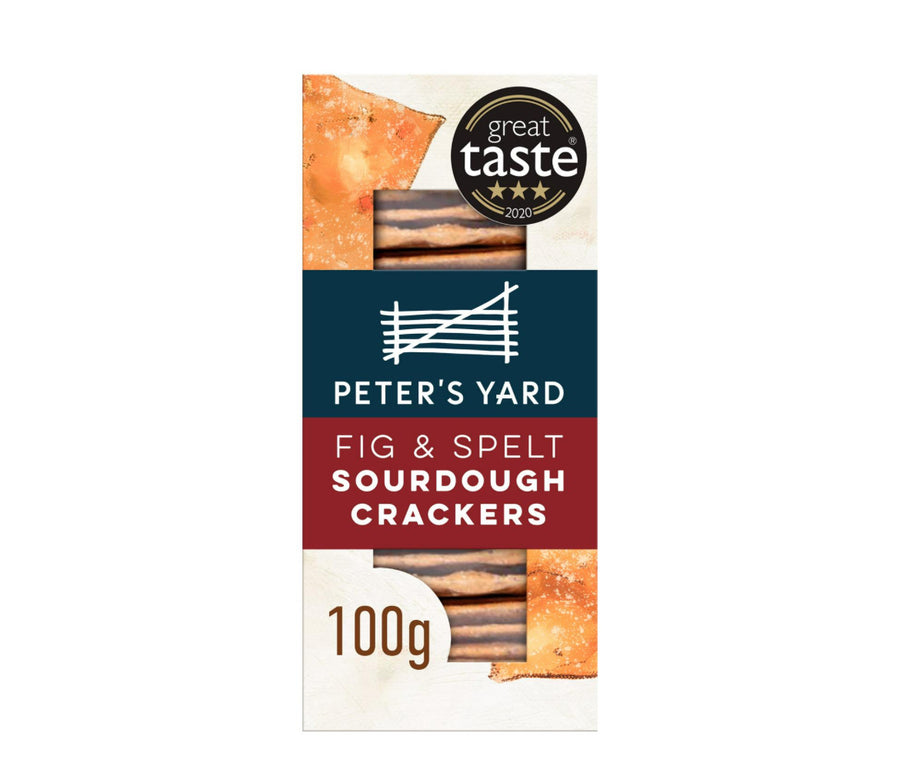 Peter's Yard Artisan Spelt & Fig Crackers 100g