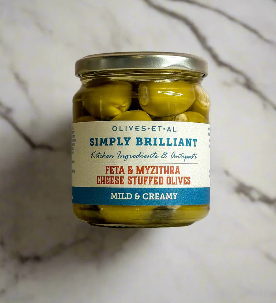 Olives Et Al Feta & Myzithra Cheese Stuffed Olives 280g