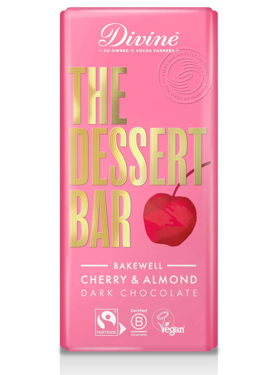 Divine Cherry Bakewell Cherry & Almond Dessert Bar 180g