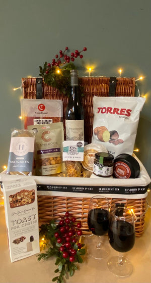 The Harris & Co Cheese, Charcuterie and Nibbles Hamper