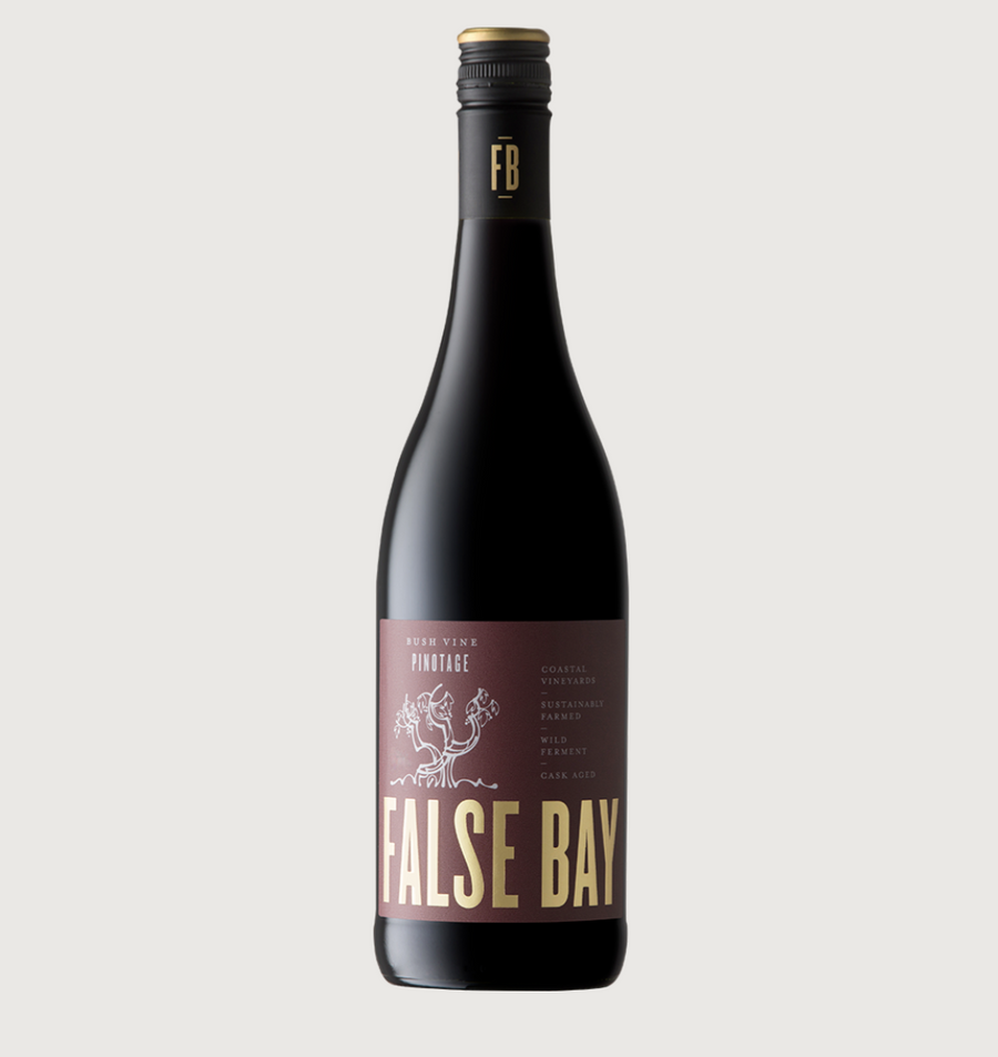 False Bay 'Bush Vine' Pinotage 2023, Coastal Region, South Africa (14%)